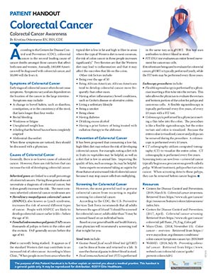 colorectal cancer awareness